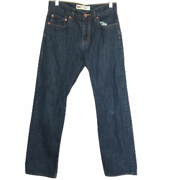 Levi’s 514 straight leg dark wash mid to high rise jeans 28 - Picture 1 of 14
